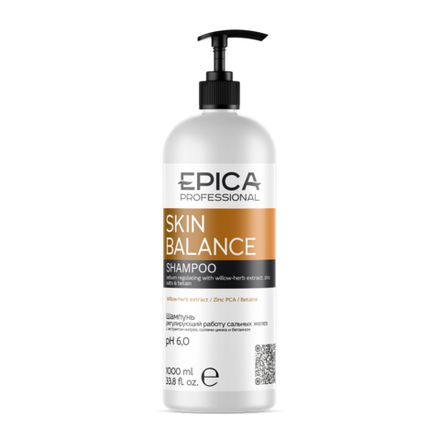 Шампунь EPICA Professional Skin Balance регулирующий работу сальных желез 1000мл