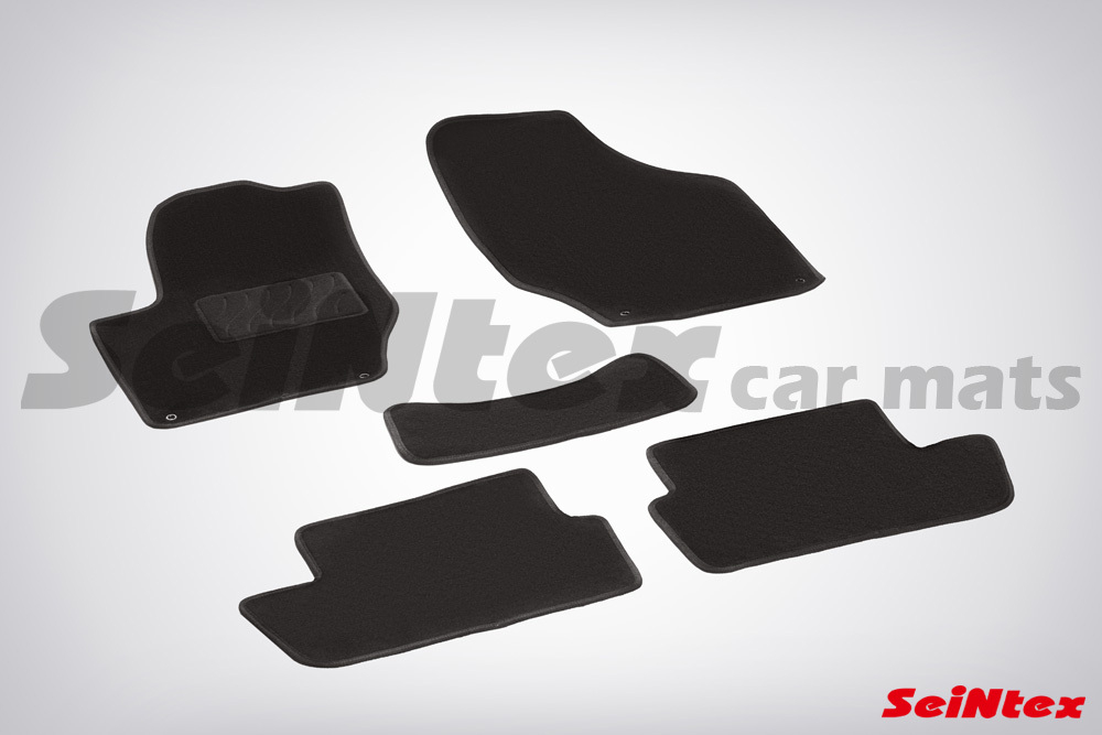 Ворсовые коврики LUX для Citroen C4 2004-2012, Seintex.82357