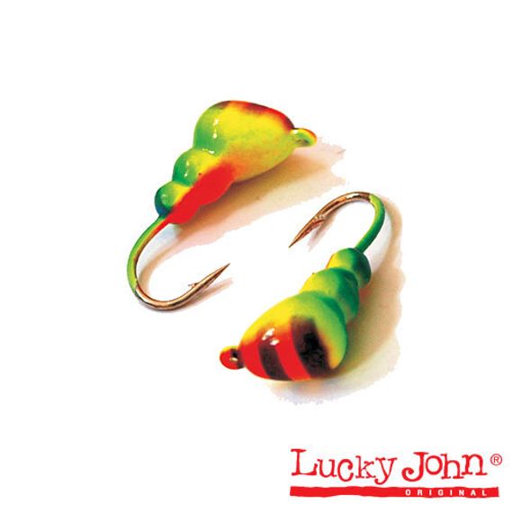 Мормышка вольфрамовая Lucky John МУРАВЕЙ крашеная с петелькой 040/58