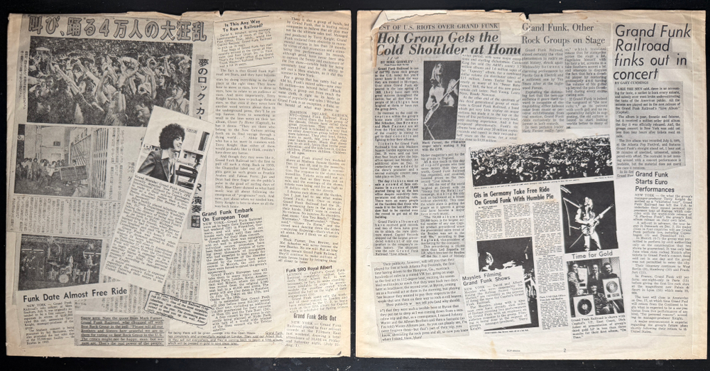 Grand Funk Railroad ‎– Mark, Don & Mel 1969-71 2LP (Япония 1972г.)