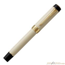 Перьевая ручка Parker Duofold F77 Centennial Ivory/Black GT (1931391)
