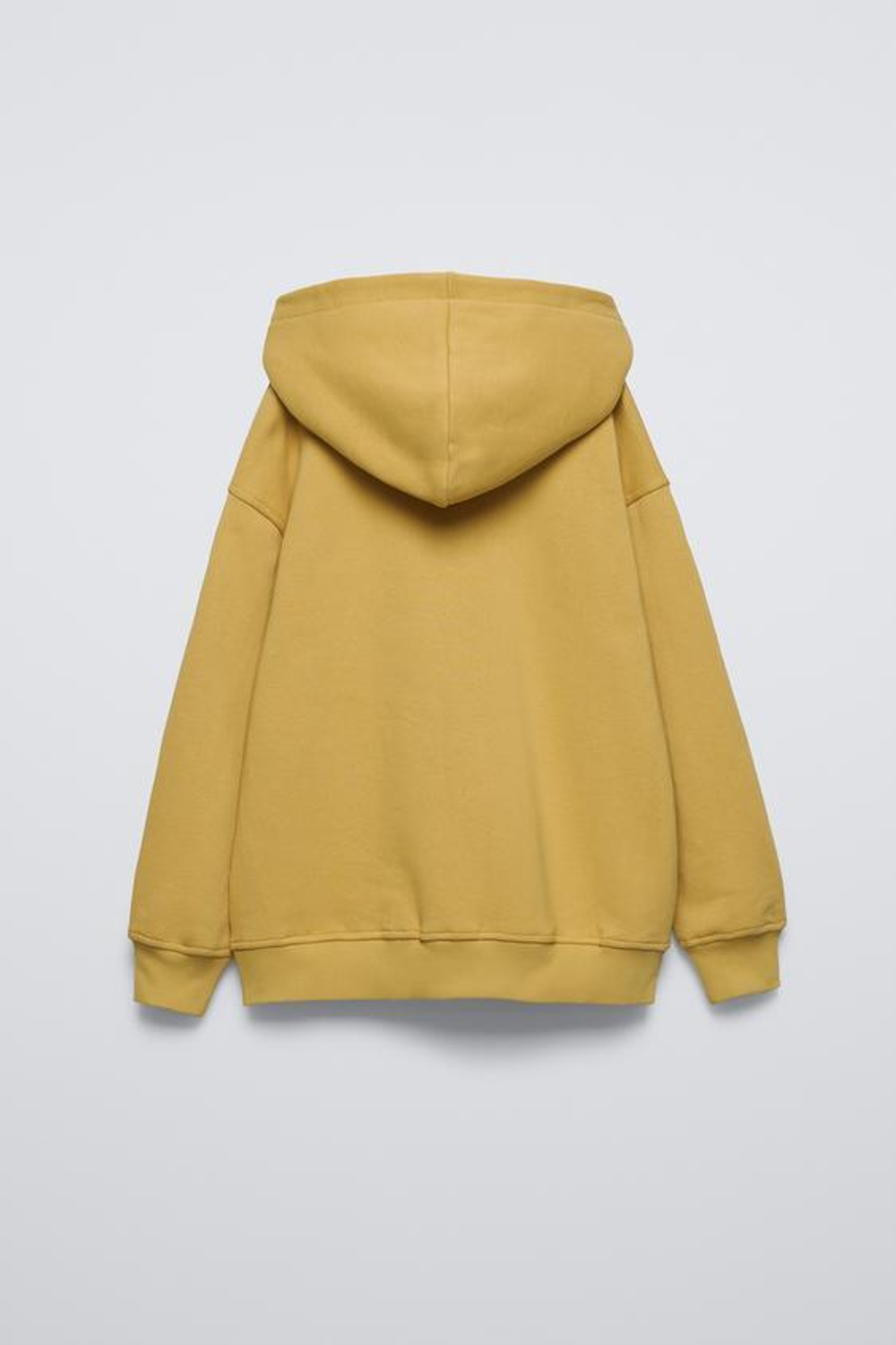 ZARA ХУДИ C ПРИНТОМ «НОМЕР», ГОРЧИЧНЫЙ