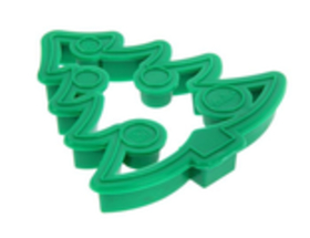 Форма для пряников и печенья Елка с шариками