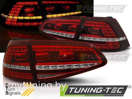 Задние фонари для Volkswagen Golf VII (13-17) LED Red Crystal