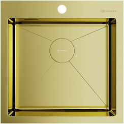 Мойка Akisame 51-LG нерж.сталь/светлое золото(арт.4973439)