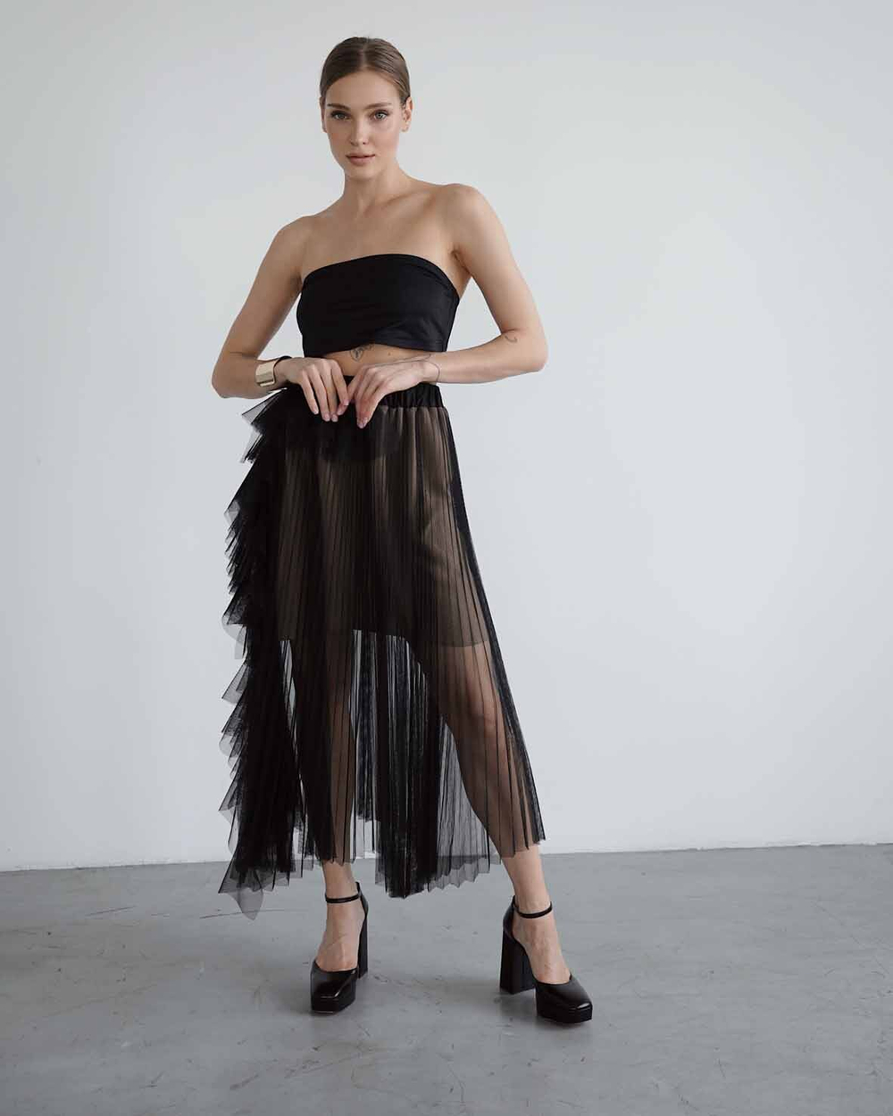 Lana plisse юбка