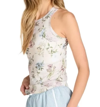 Женский топ теннисный Wilson Fieldhouse Tank - floral print