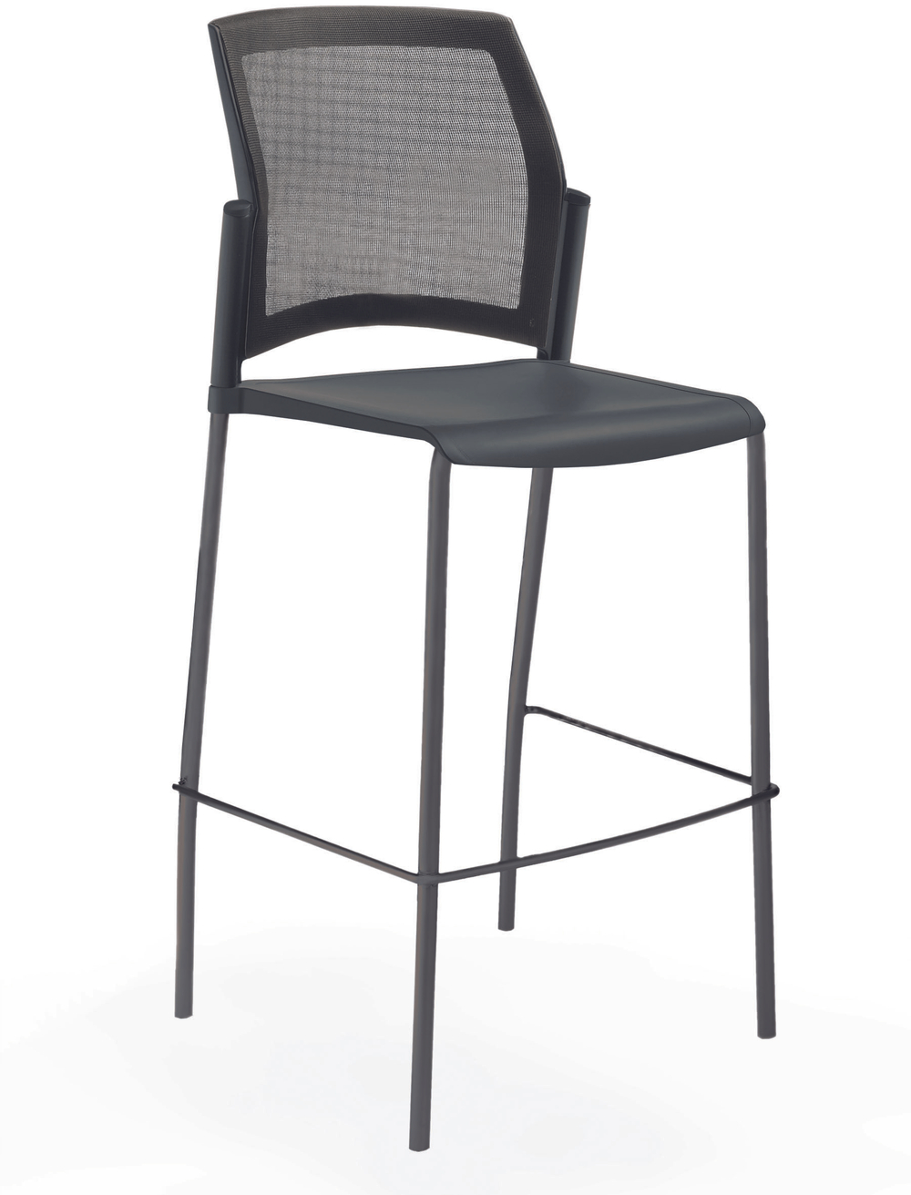 Rewind стул барный со спинкой-сеткой