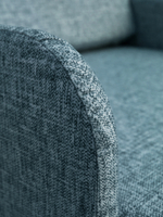 Кресло-кровать "Миник" с подлокотниками, велюр Rich Biruza