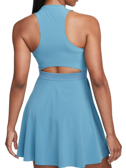 Женская Платье теннисное Nike Court Dri-Fit Advantage Club Dress - noise aqua/white