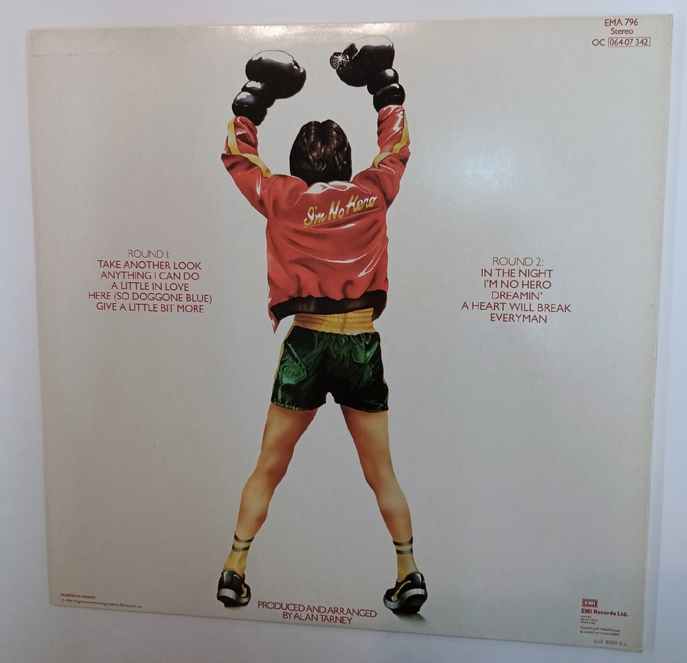 Винтажная виниловая пластинка Cliff Richard Im No Hero (UK 1980)