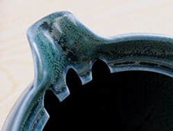 268124.2 Сервиз ДОРОЖНЫЙ "Каменный"  чайник 180мл, 2 пиалы, сито в дор.сумке, керамика графитовый