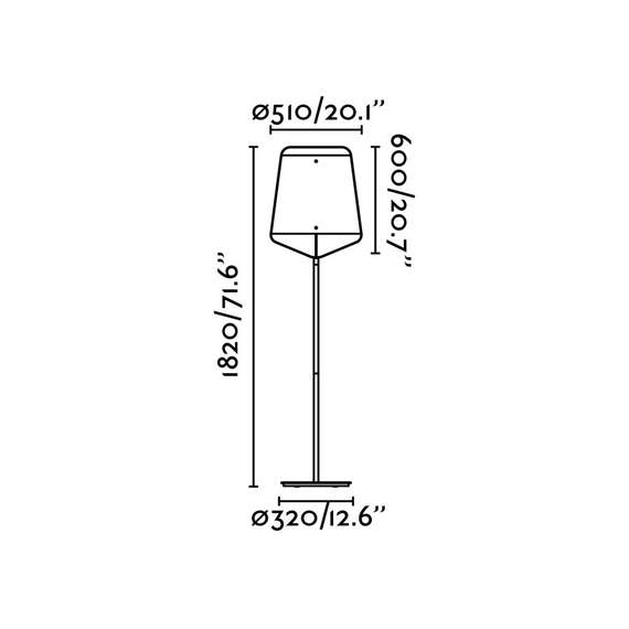 Торшер Stood 182 см
