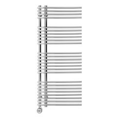 Полотенцесушитель Royal Thermo Pino П25 500х1200 электро (встроен. диммер) стальной