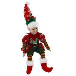 GAEM Игрушка набивная "Эльф", L9 W5,5 H34/15 см