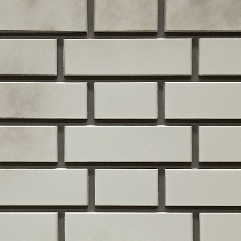 Фасадные панели Кирпич клинкерный 3D, Бело-коричневый Fineber (Файнбир)