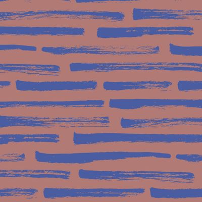 Полоска в марсале и ультрамарине