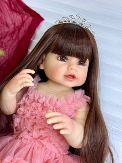 Кукла Реборн виниловая 55см в пакете (FA-568)