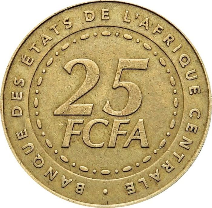 25 франков 2006 Центральная Африка VF