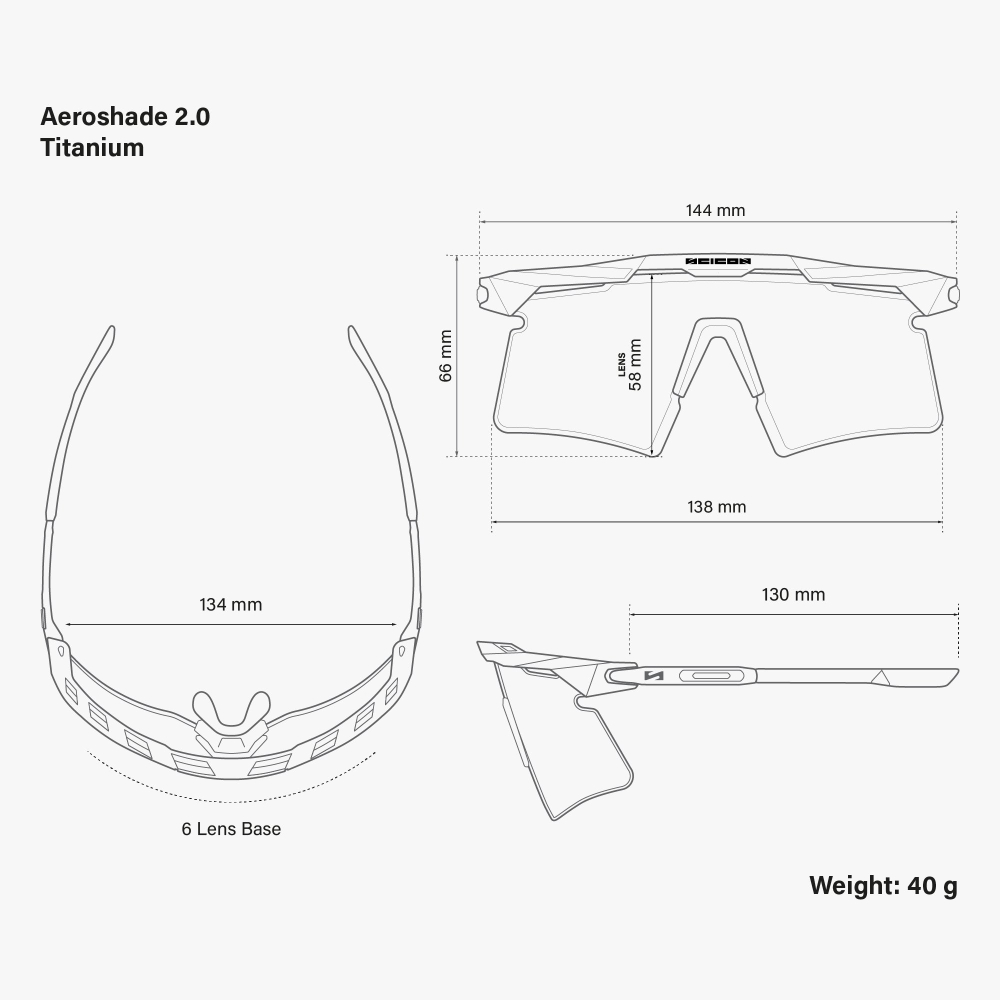 Спортивные очки c диоптриями Scicon Aeroshade 2.0 Titanium Sunglasses Black Matt Photochromic Grey