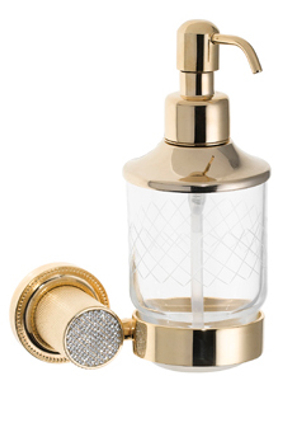 Boheme Настенный диспенсер ROYALE CRISTAL GOLD