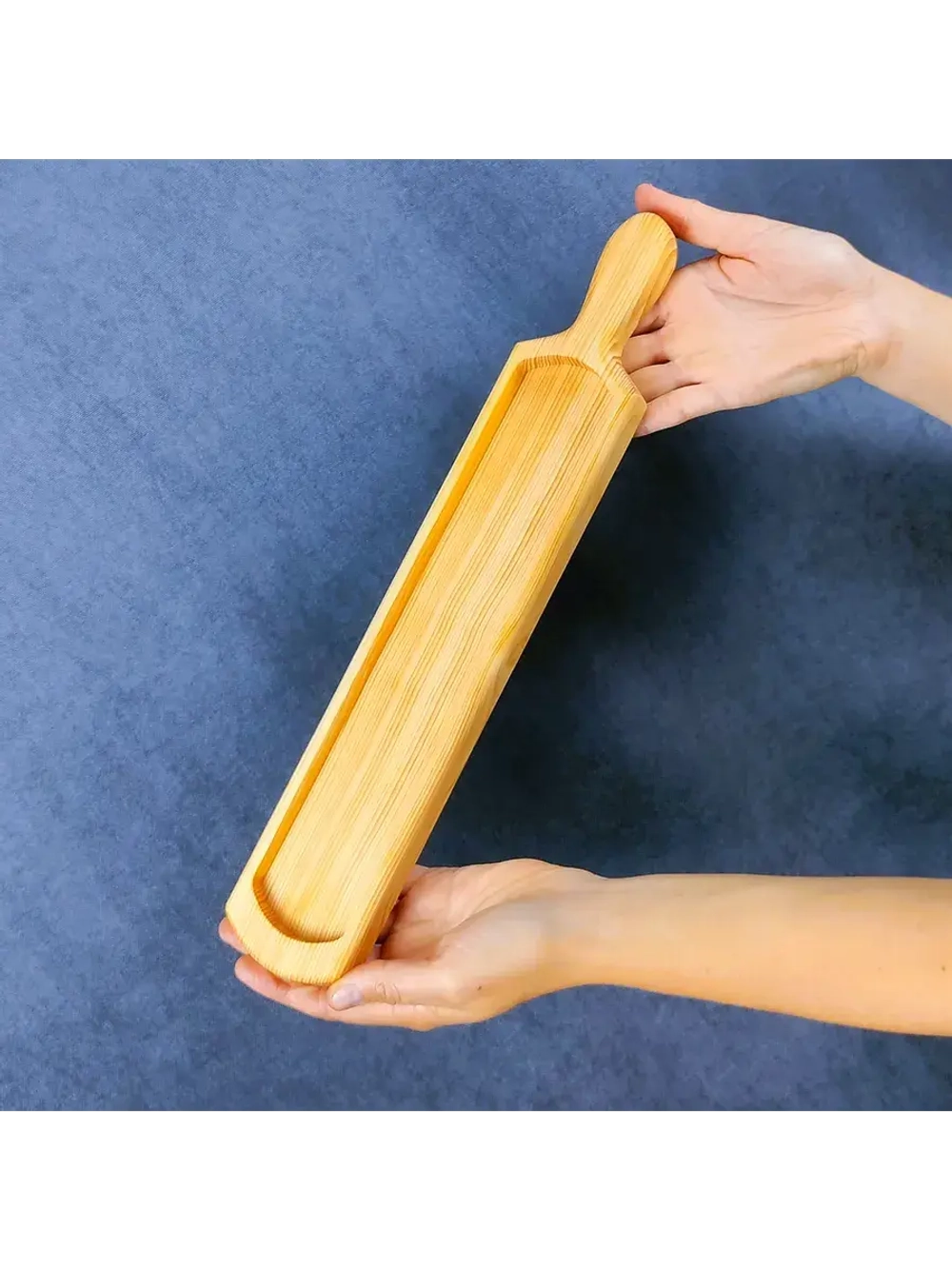 Деревянная менажница для нарезки, подачи из кедра