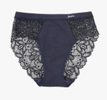 Хлопковые трусики-слипы Belle Cotton (Размер: M) (Цвет: темно-синий)