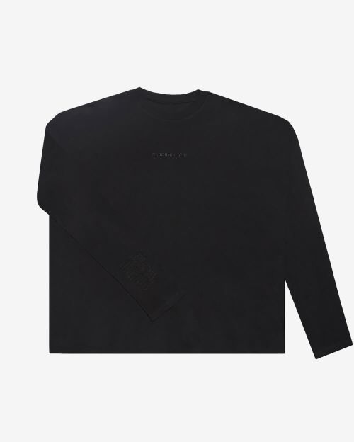 Лонгслив Une Petite Emeute Black Butterfly черный