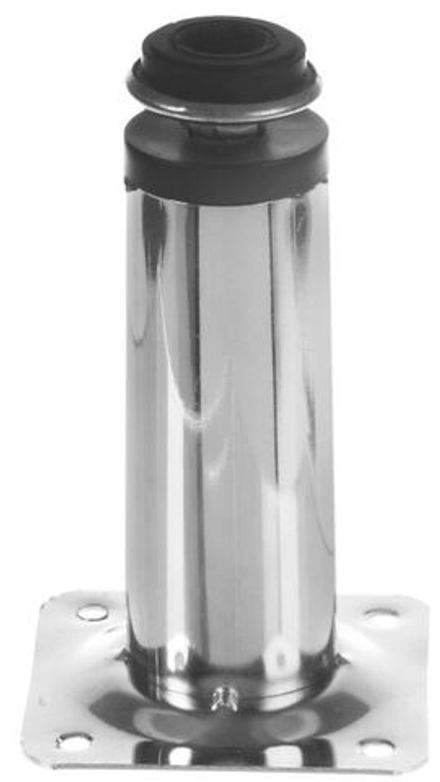 Опора регулируемая цокольная на площадке 100*30(хром)(100)