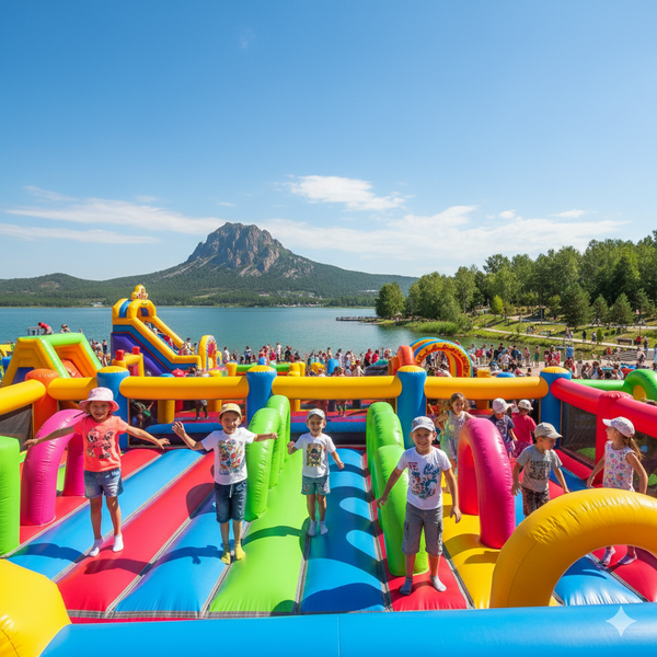 Надувной батут купить в Кокшетау – БатутМастер 🎉