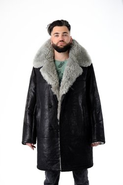 мужской тулуп из овчины