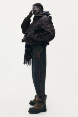 H&M - Glenn Martens Куртка-бомбер с фольгой, темно-коричневый