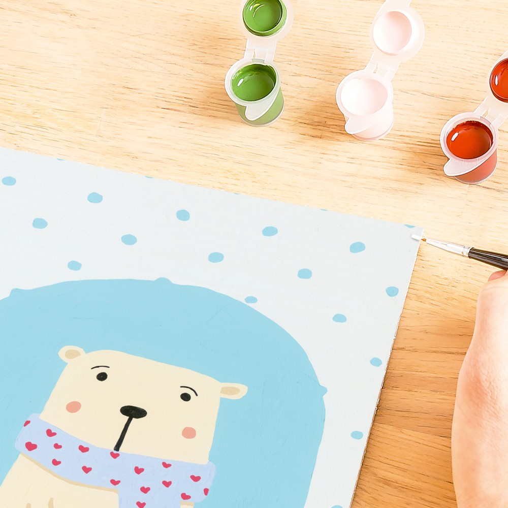 Ravensburger - CreArt Медвежонок полярный Раскраска по номерам 236527