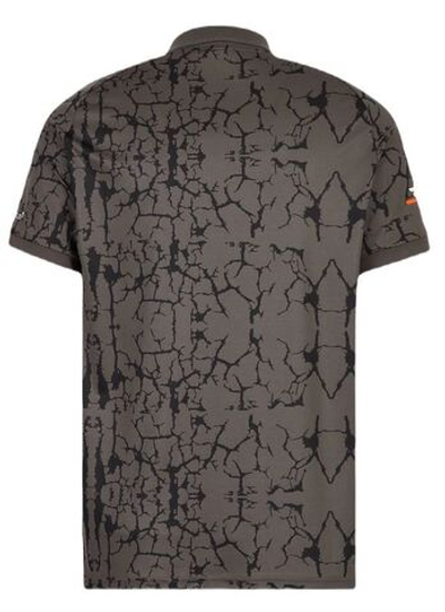 Мужское поло теннисное EA7 Man Jersey Polo Shirt - raven