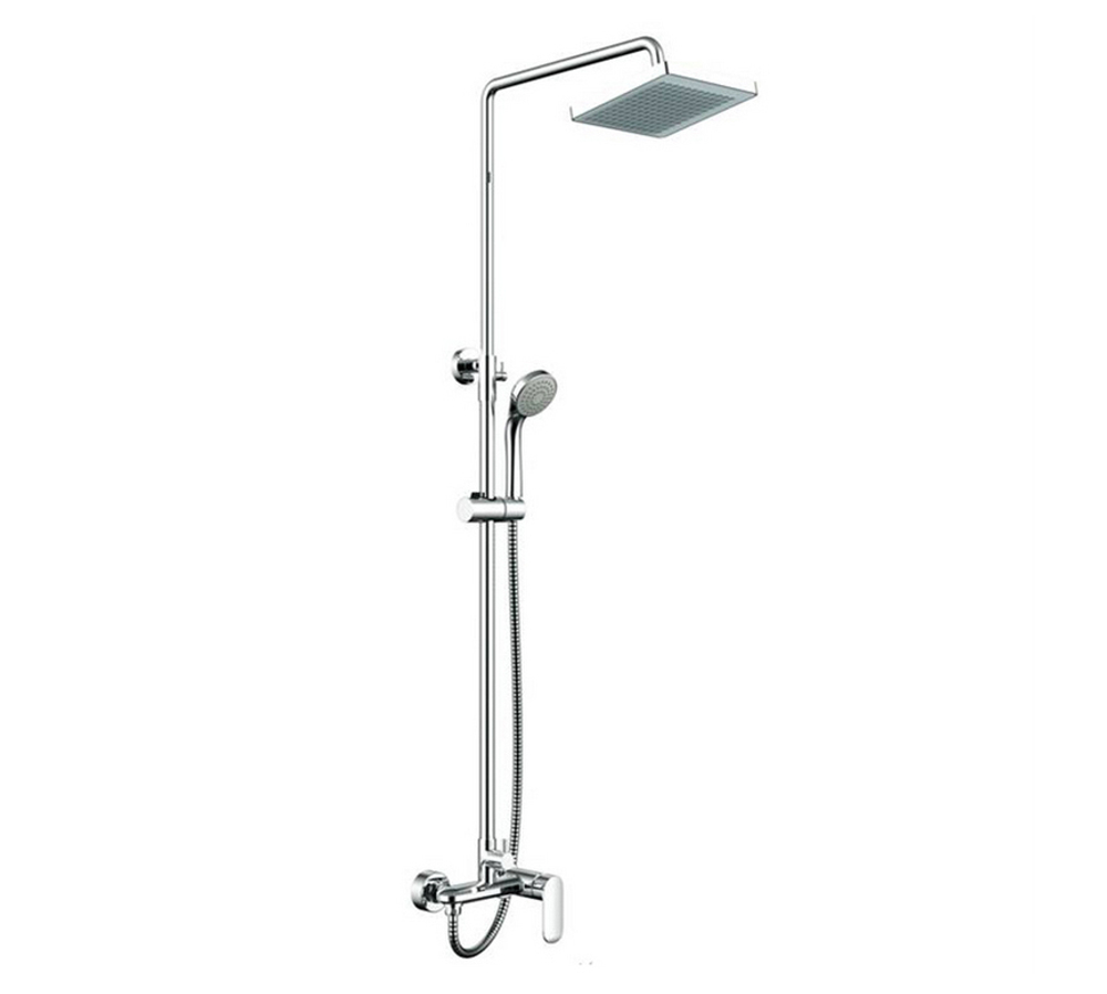 Душевая колонна со смесителем для душа Bravat Opal