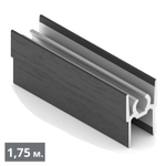 ЭКО Рамка верхняя двери (1,75 м) черный велюр (ПВХ) (AE0455) Aristo (Out)