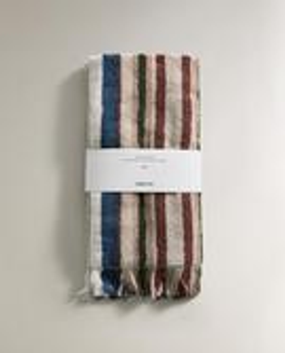 ZARA HOME ХЛОПКОВОЕ УХОННОЕ ПОЛОТЕНЦЕ, СИНИЙ