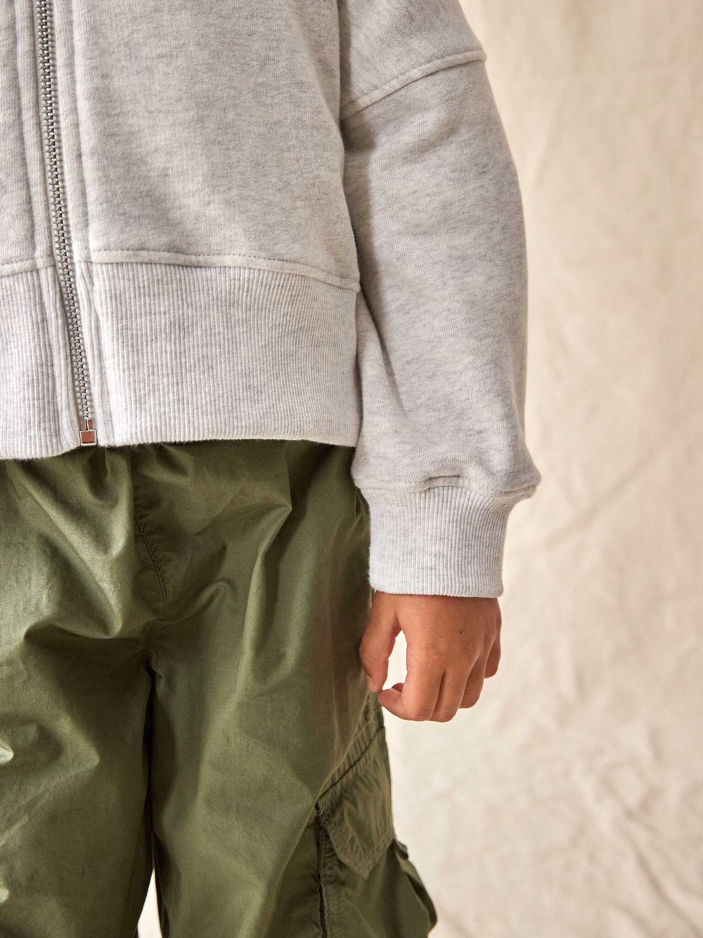 Брюки карго для девочки Next 888-083, Хаки