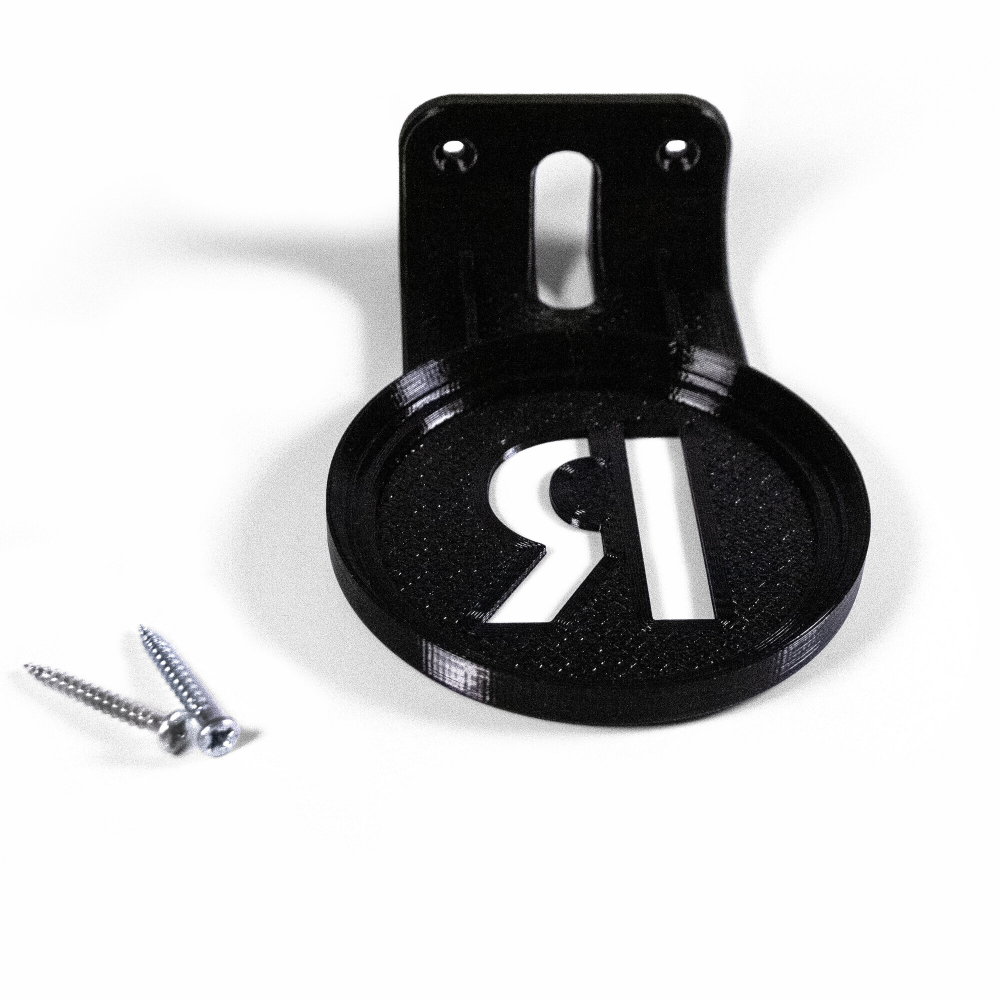 Настенный кронштейн-полка для Яндекс станций (Алиса) Лайт (первое поколение) 3D печать, черный