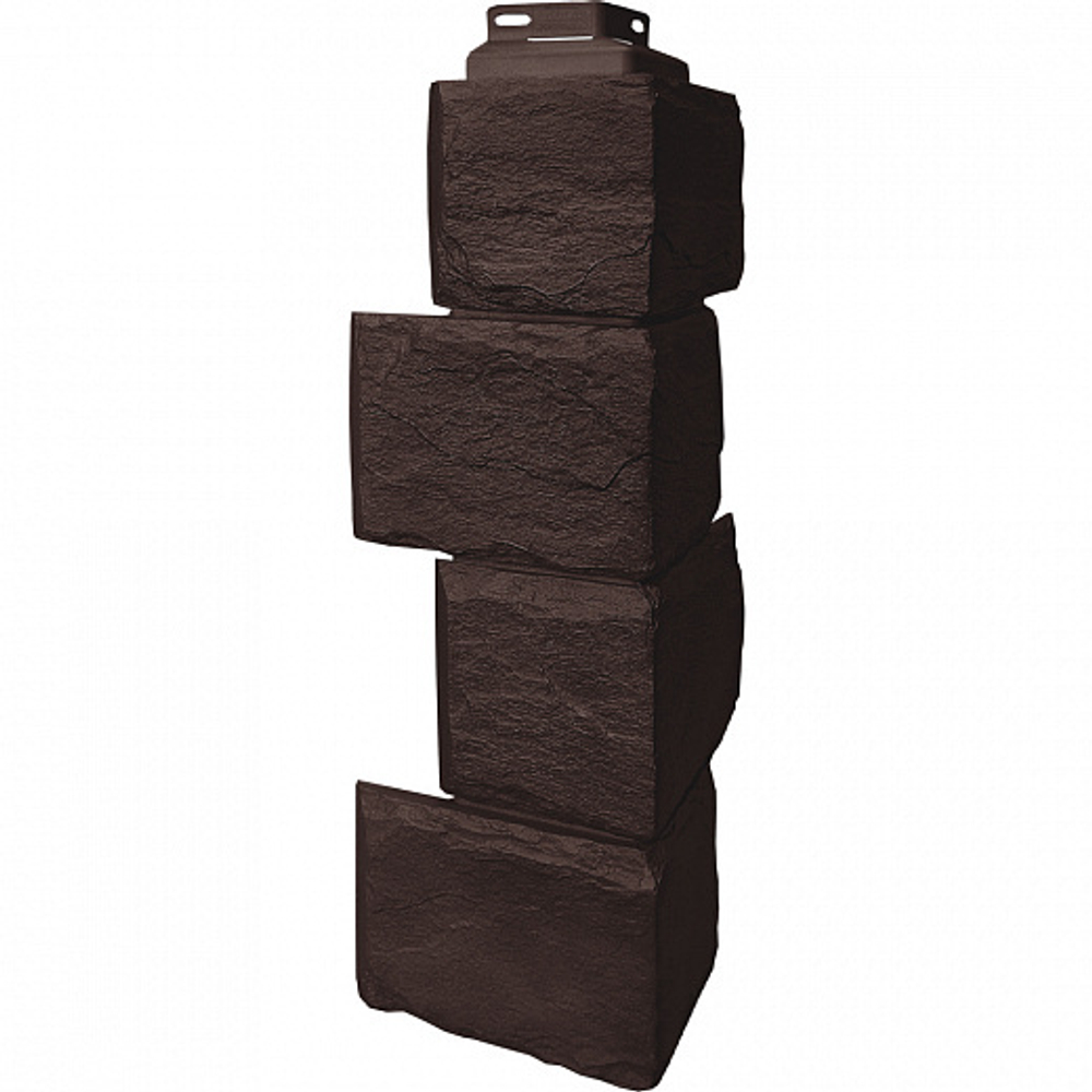 Наружный угол Камень Природный, коричневый Fineber (Файнбир)