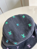 Louis Vuitton Blason Shading Denim Reversible Bucket Hat