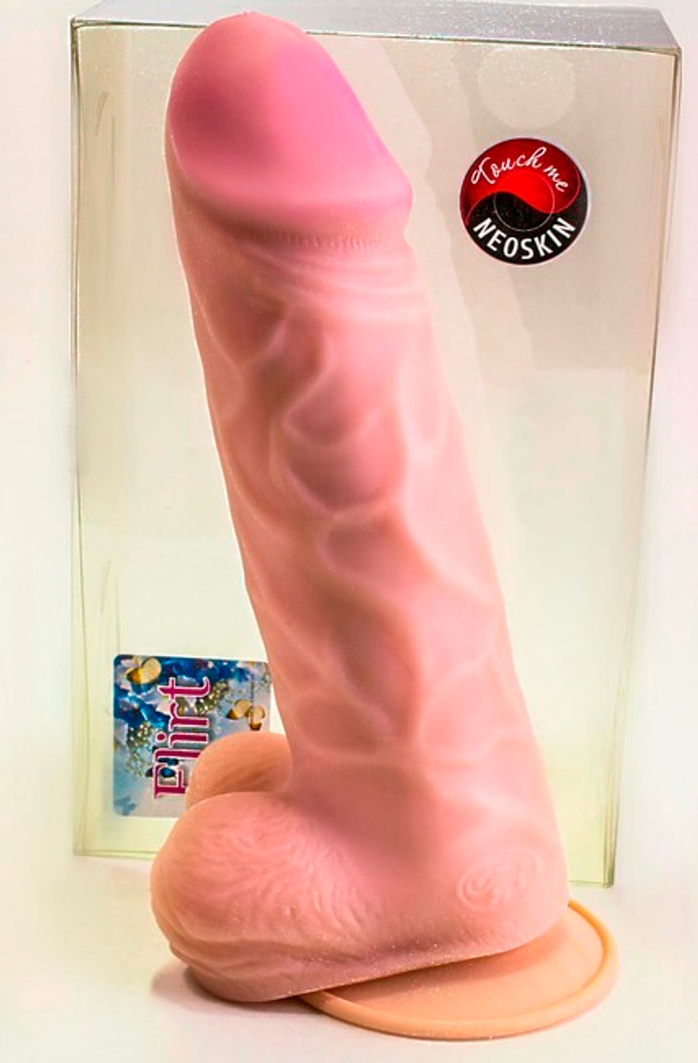 Фаллоимитатор реалистик гигант на присоске (Цвет: телесный)