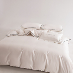Комплект постельного белья Однотонный Сатин Элитный OCE023