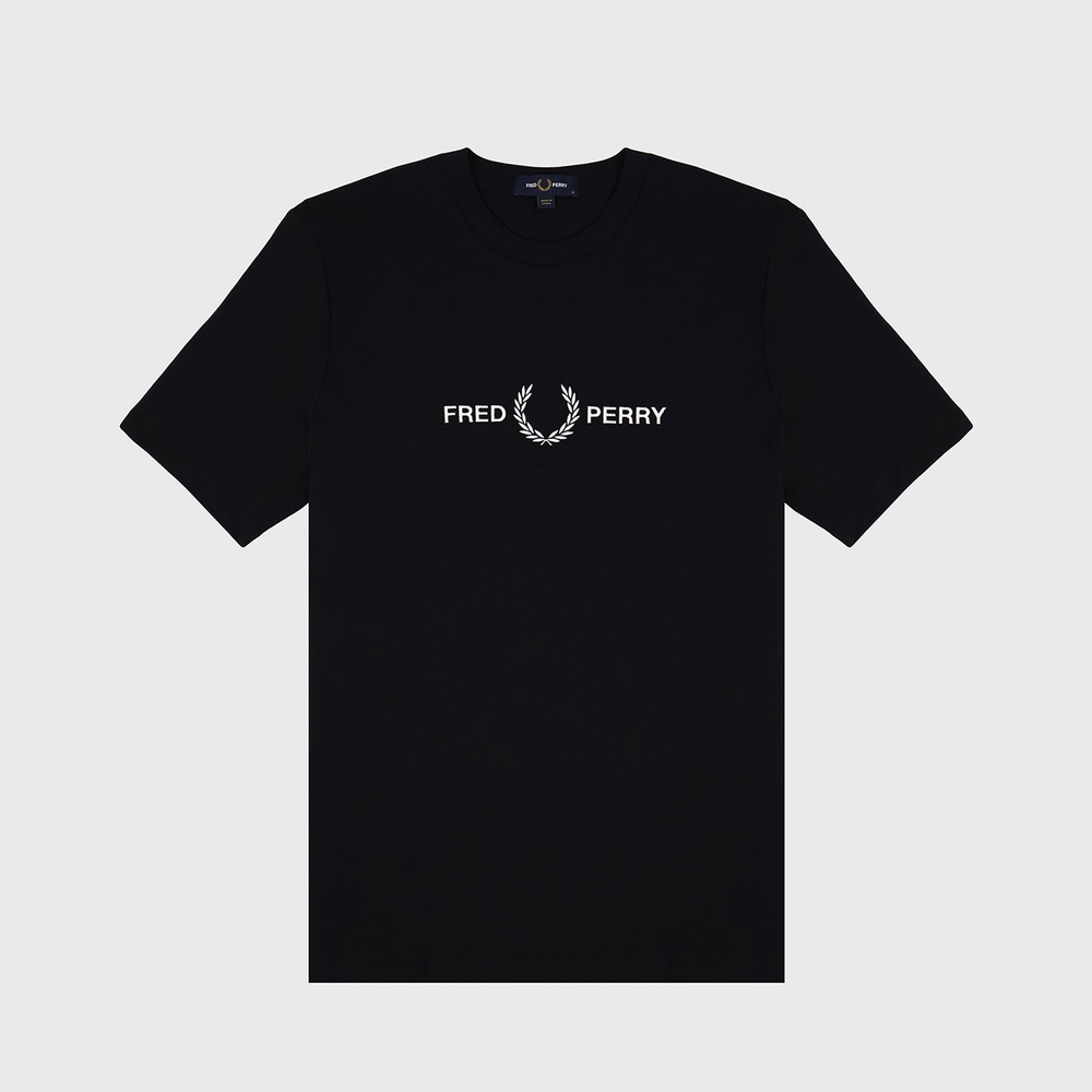 Футболка Fred Perry Embroidered Logo Black