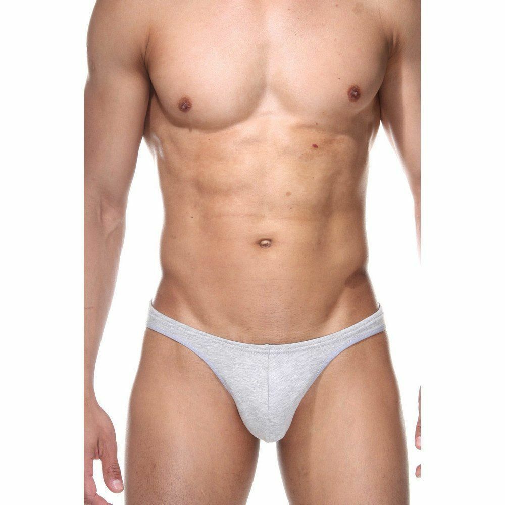 Трусы мужские стринги серые DARKZONE DZN6623