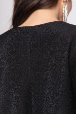 Платье "Натали" (мерцающий черный) П7717 LT Collection (Акция)