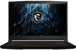 Ноутбук игровой MSI GF63 Thin 12UC-1036XRU 9S7-16R821-1036, 15.6", IPS, Intel Core i5 12450H 2ГГц, 8-ядерный, 16ГБ DDR4, 512ГБ SSD, NVIDIA GeForce RTX 3050 для ноутбуков - 4 ГБ, Free DOS, черный+ USB С WINDOWS 11 ПОДАРОК