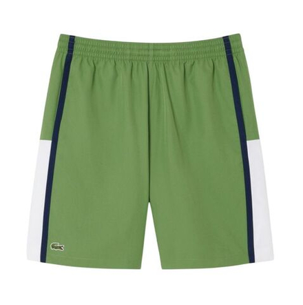 Теннисные шорты Lacoste Sport Colourblock Panels Lightweight - green/white/navy