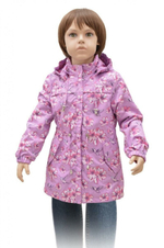 Ветровка для девочки р.110 сирень (Rusland) А 57-20
