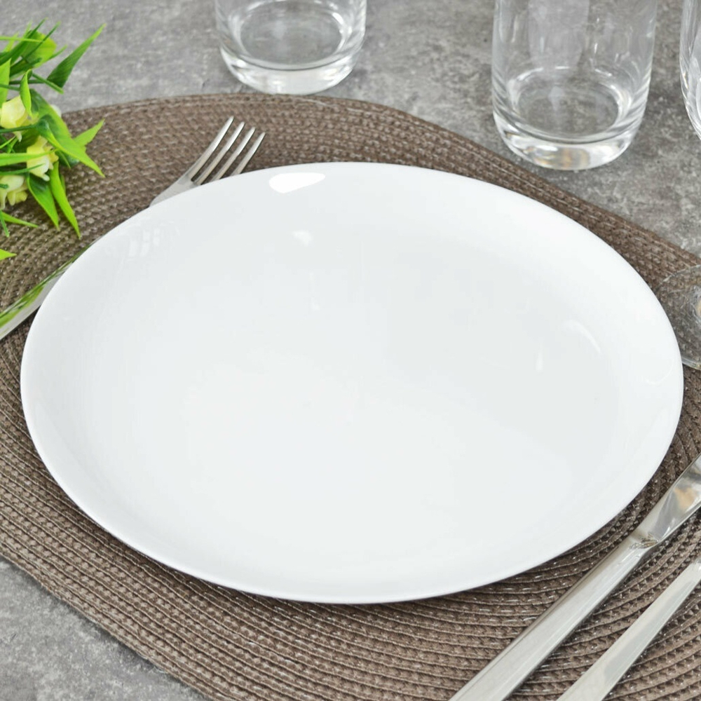 DIWALI WHITE Тарелка обеденная 25см (28955)